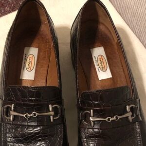 Wmn’s Talbots Brown Leather Loafers